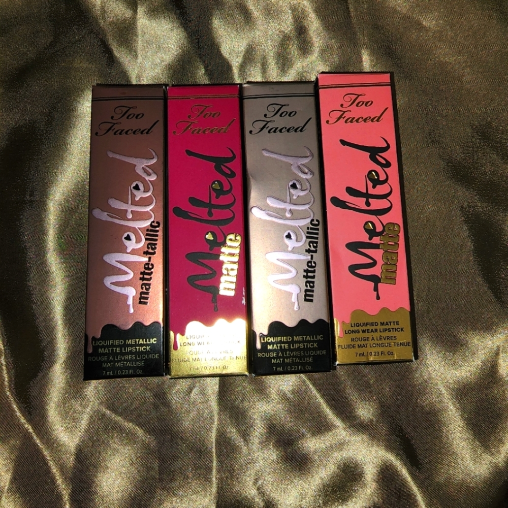 Too Faced liquid lipstick bundle